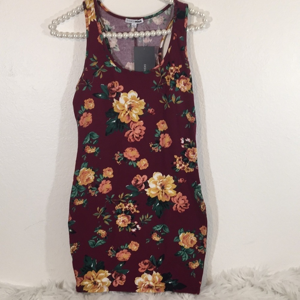 Fashion Nova Flowers And Chocolate Floral Dress - Picture 5 of 11